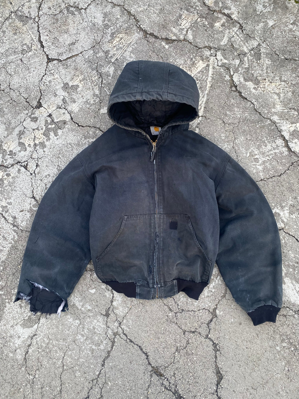 2000’S CARHARTT DESTROYED FADED ACTIVE JACKET (XXL)