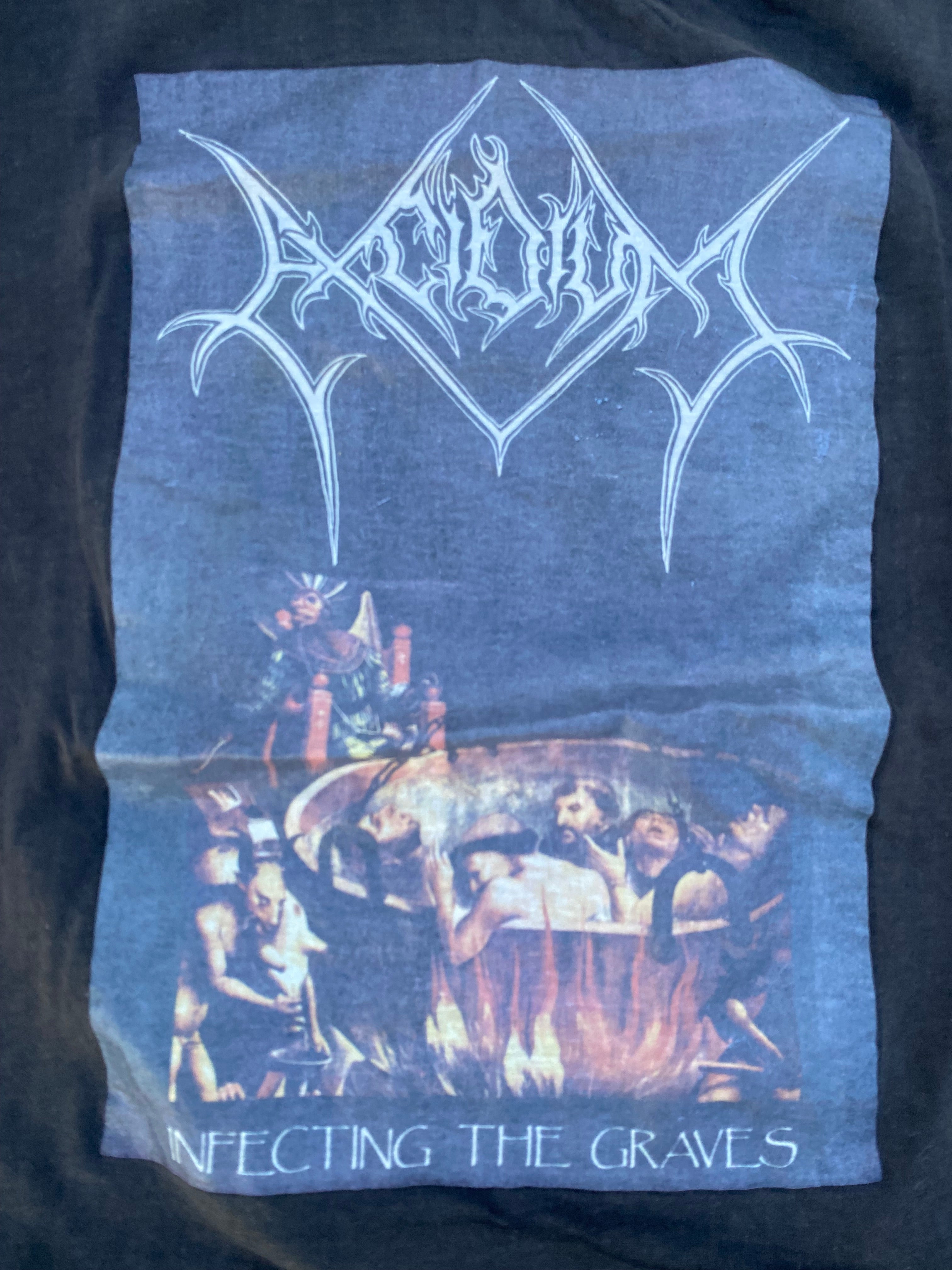 1990’S INFECTING METAL BAND SINGLE STITCH TEE (M-L)