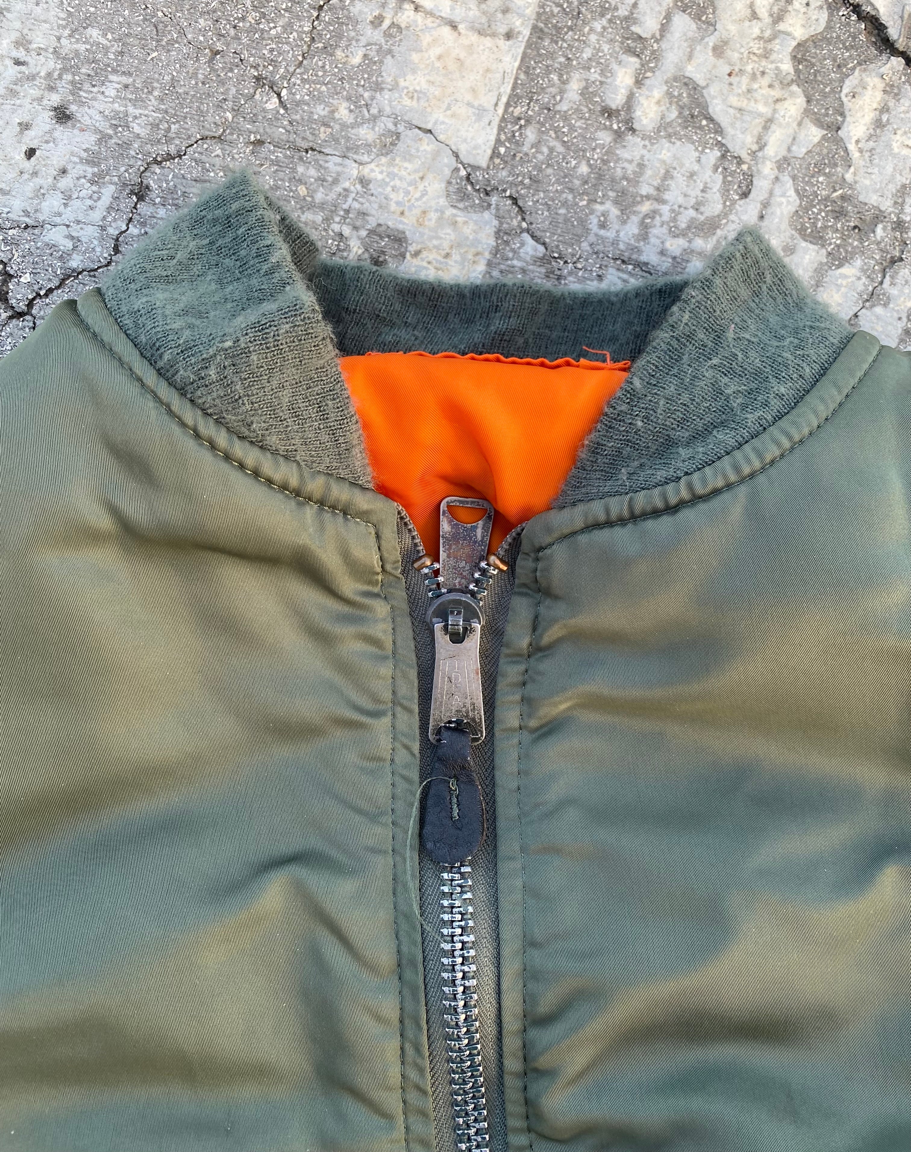 1980’S ALPHA IND. MA-1 JACKET (L-XL)