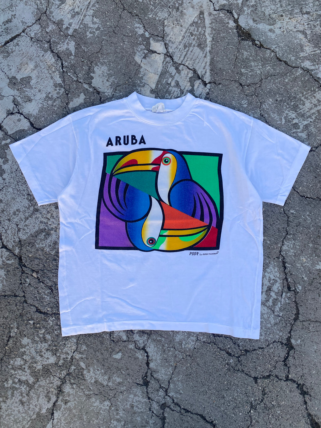1990’S SINGLE STITCH PETER MUSSFELDT TEE (M)