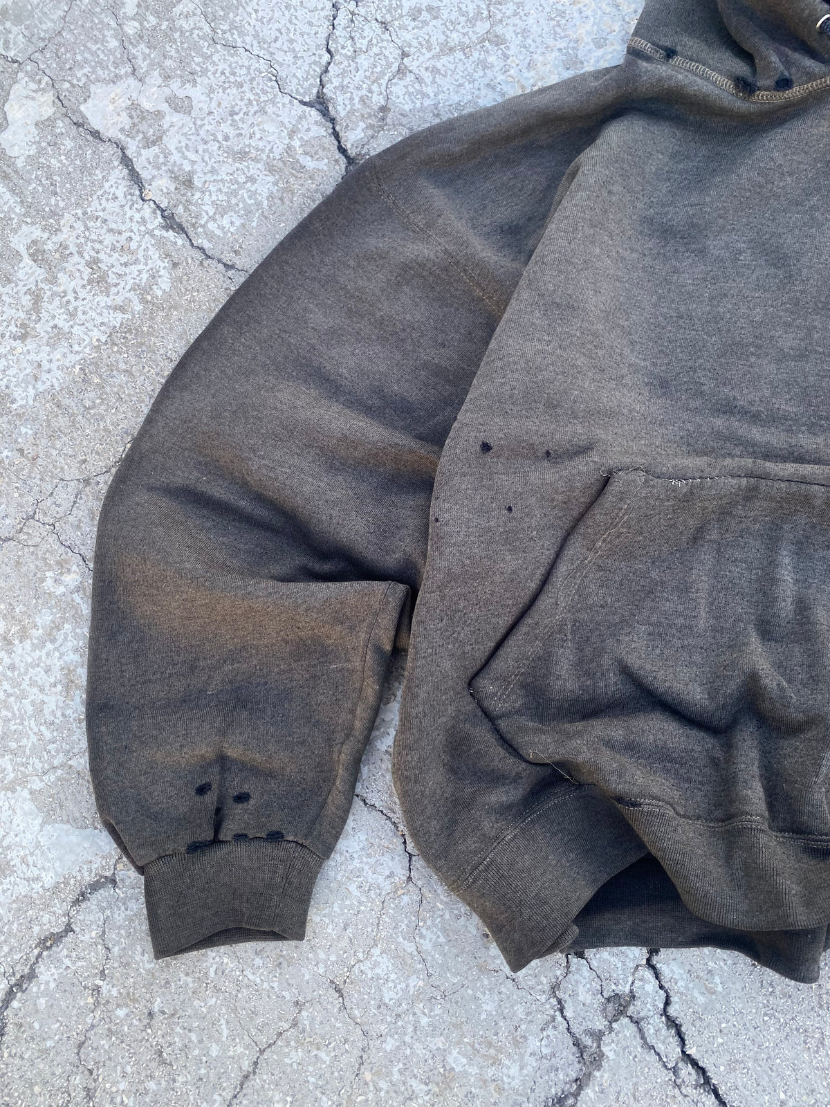 1990’S SUN FADE BLANK HOODIE (XL)