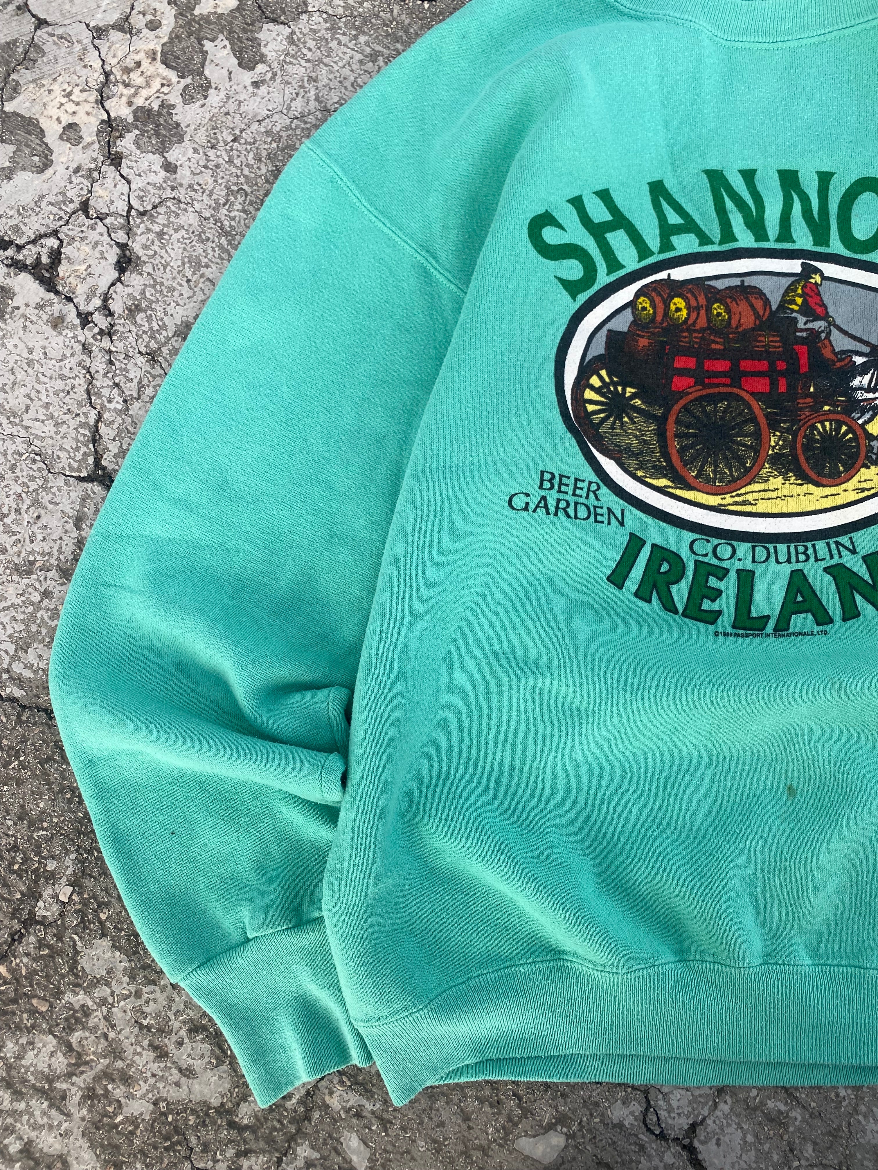 1980’S SHANNON’S GREEN CREWNECK (L)