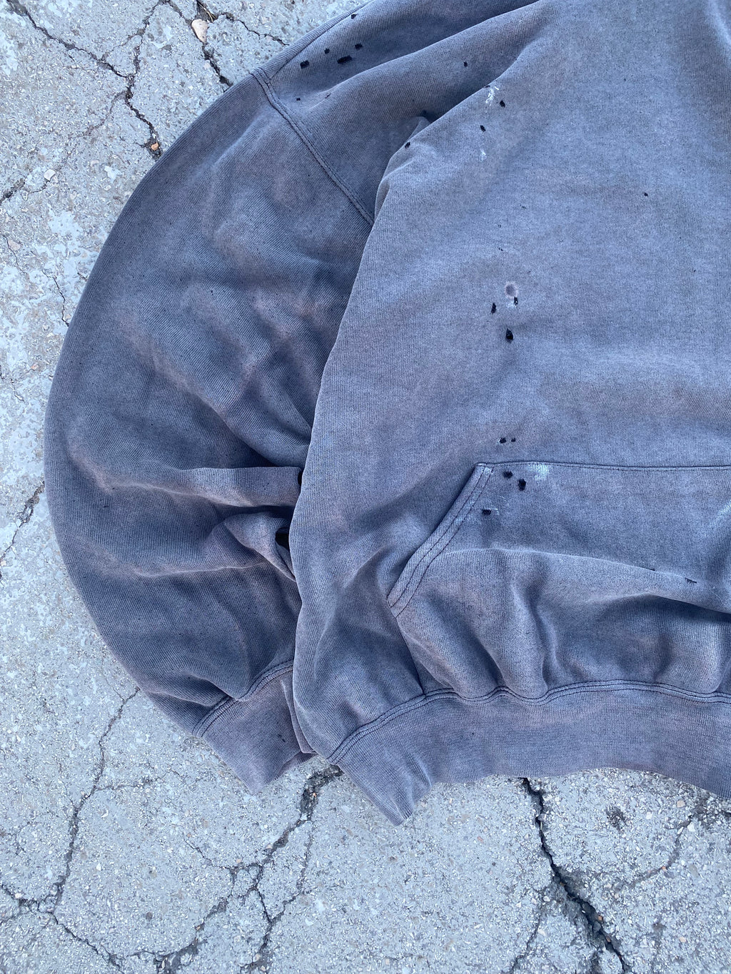 2000’S SUN FADE BLACK HOODIE (XL)