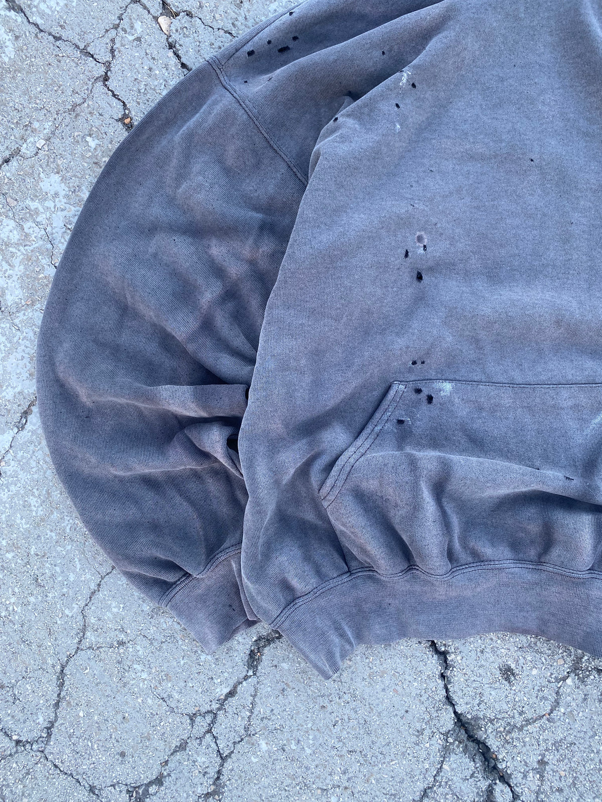 2000’S SUN FADE BLACK HOODIE (XL)