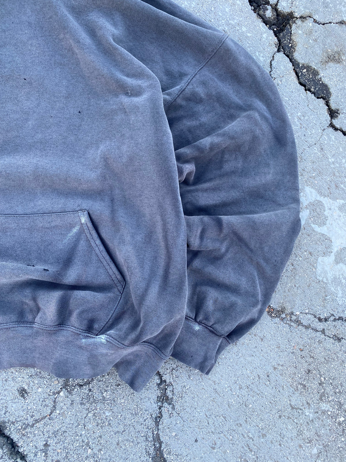 2000’S SUN FADE BLACK HOODIE (XL)