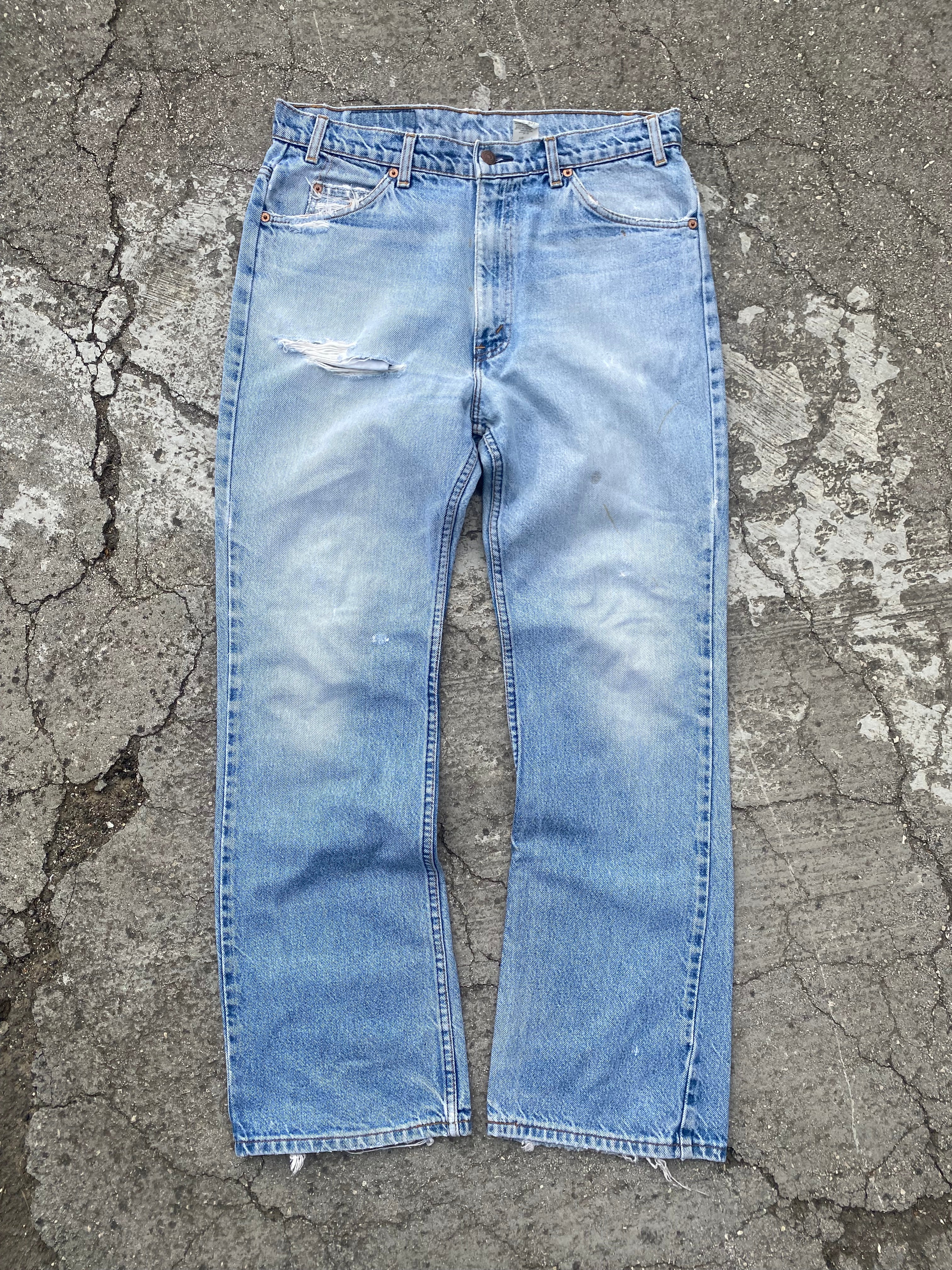 1990'S LEVI'S SADDLEMAN 517 BOOTCUT ORANGE TAB (W36 L32)