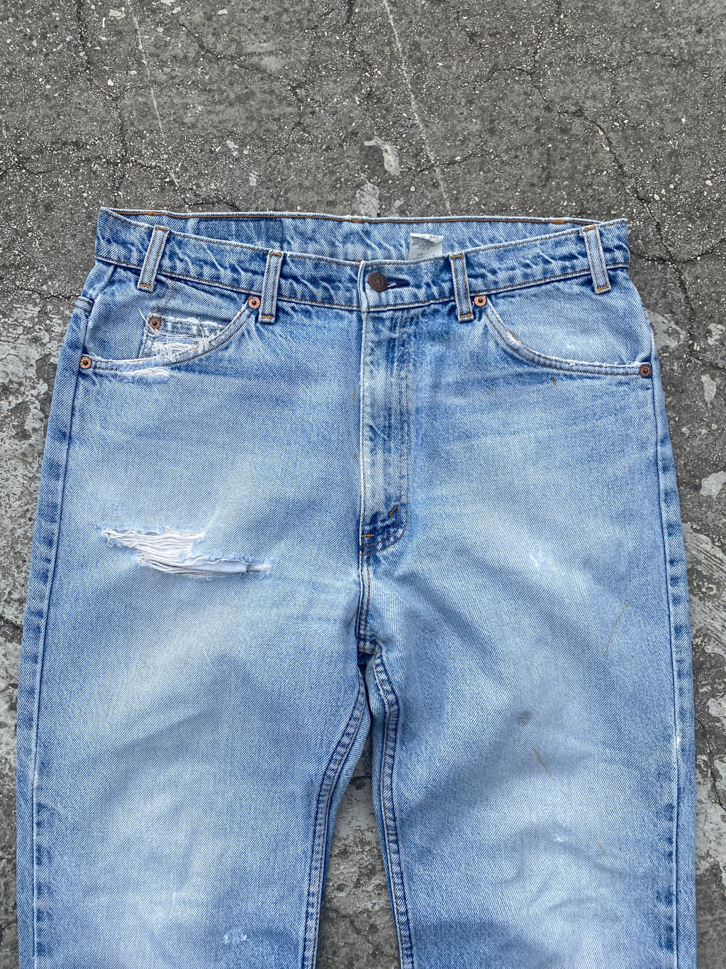 1990'S LEVI'S SADDLEMAN 517 BOOTCUT ORANGE TAB (W36 L32)