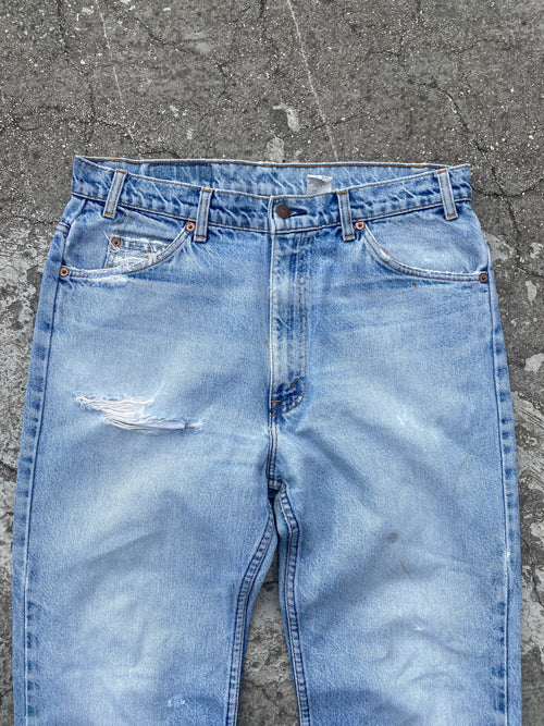 1990'S LEVI'S SADDLEMAN 517 BOOTCUT ORANGE TAB (W36 L32)