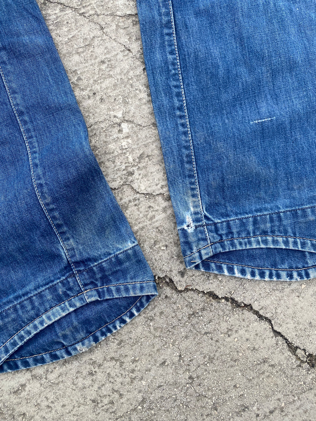 2000'S LEVI'S ENGINEERED "TWISTED LEG" WASHED BLUE (W30)