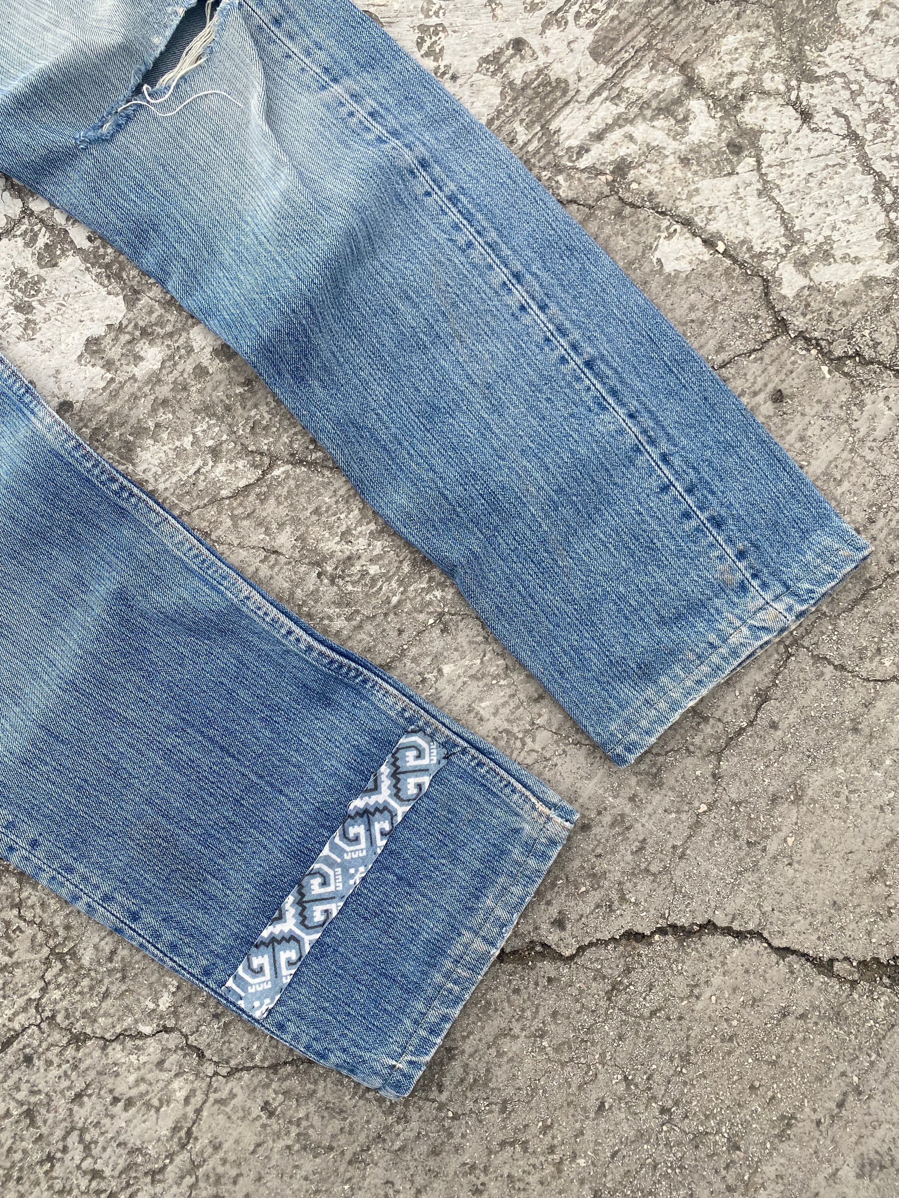 1990'S LEVI'S "BANDANA" 501 MADE IN USA (W33)