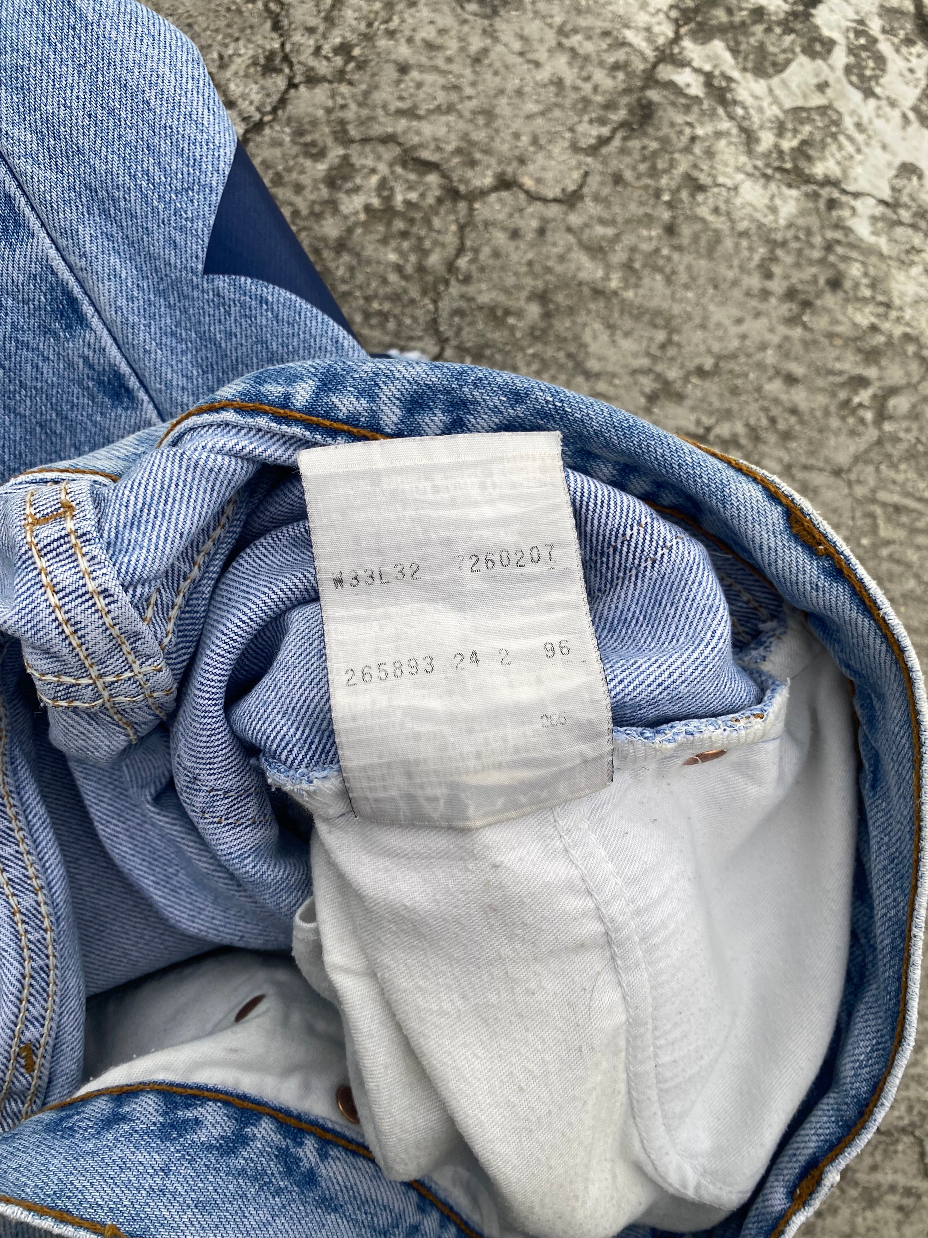1990'S LEVI'S NY ORANGE TAB 726 WASHED (W32)