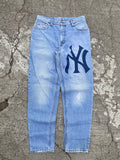 1990'S LEVI'S NY ORANGE TAB 726 WASHED (W32)