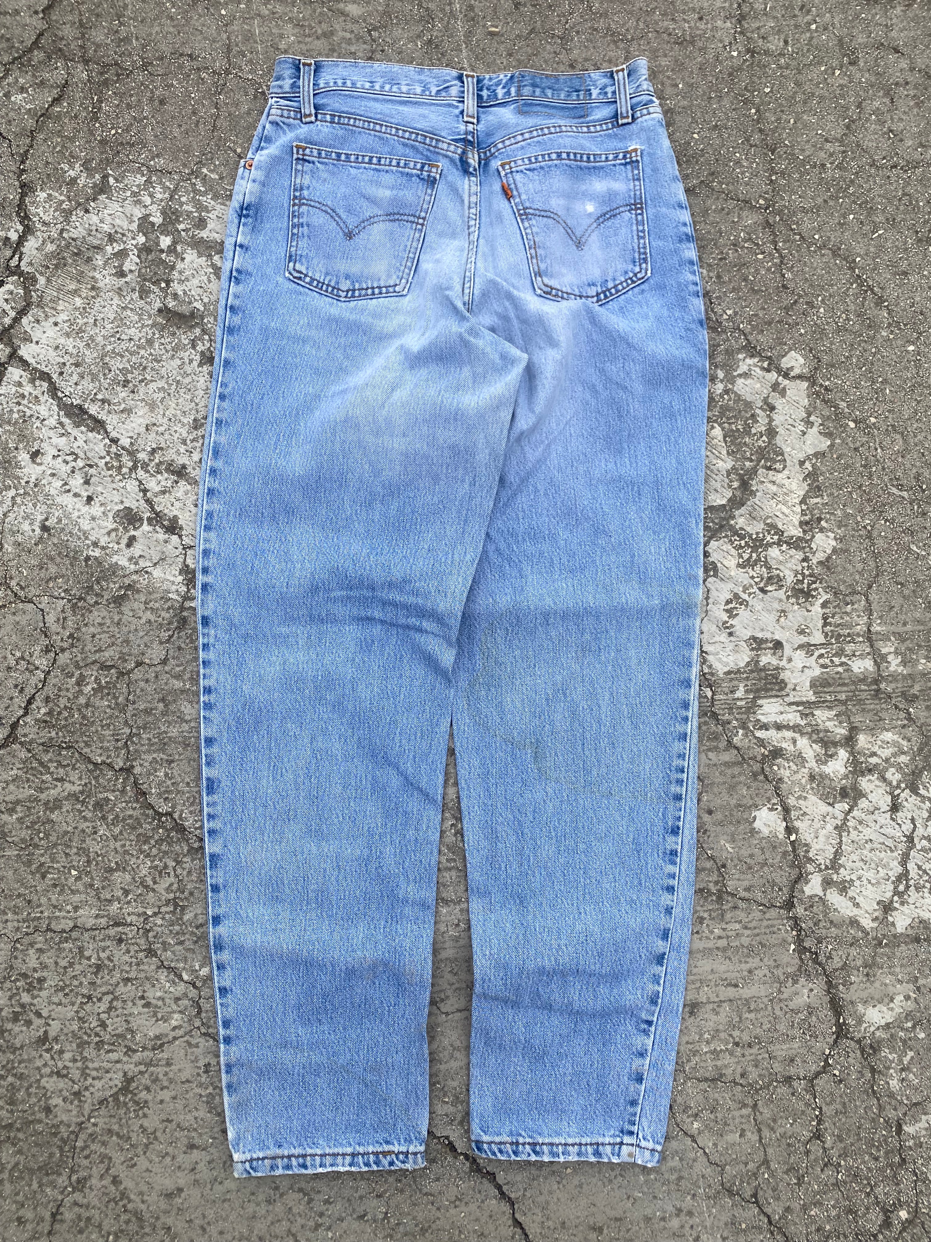 1990'S LEVI'S NY ORANGE TAB 726 WASHED (W32)