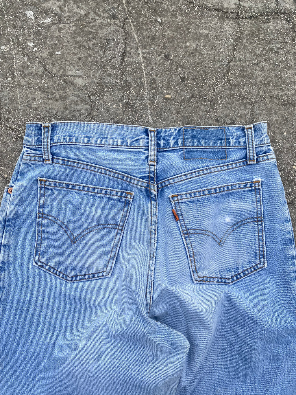 1990'S LEVI'S NY ORANGE TAB 726 WASHED (W32)