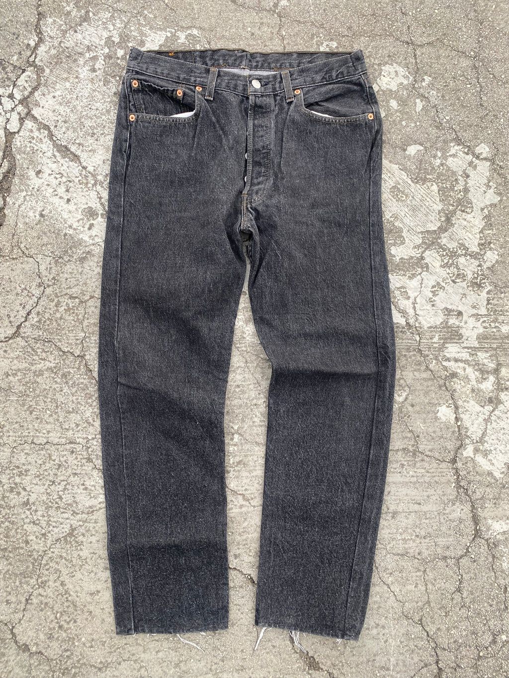 1990'S LEVI'S 501 PEPPER WASHED (W30)