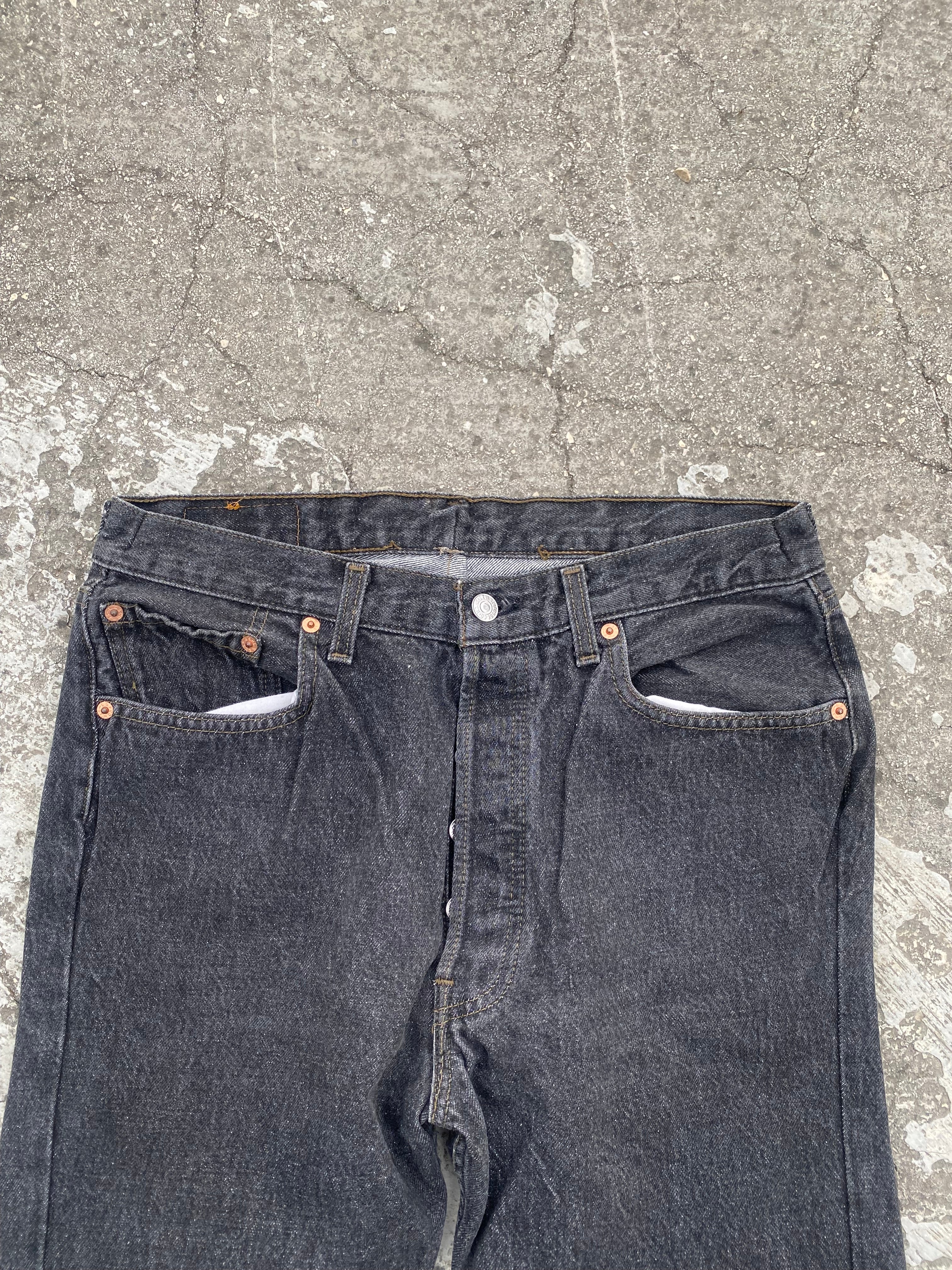 1990'S LEVI'S 501 PEPPER WASHED (W30)