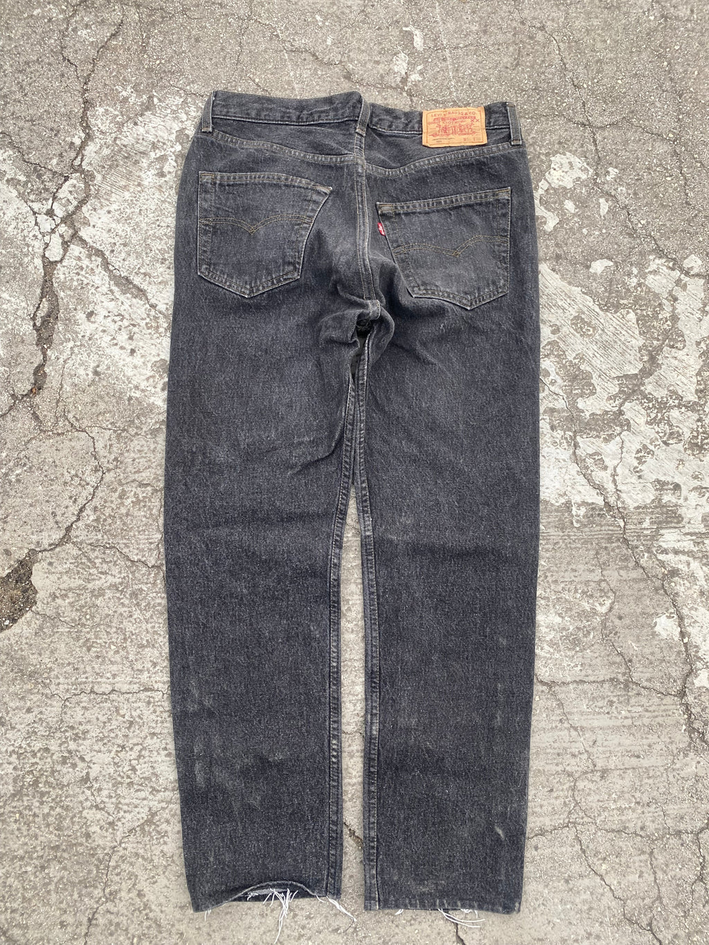 1990'S LEVI'S 501 PEPPER WASHED (W30)