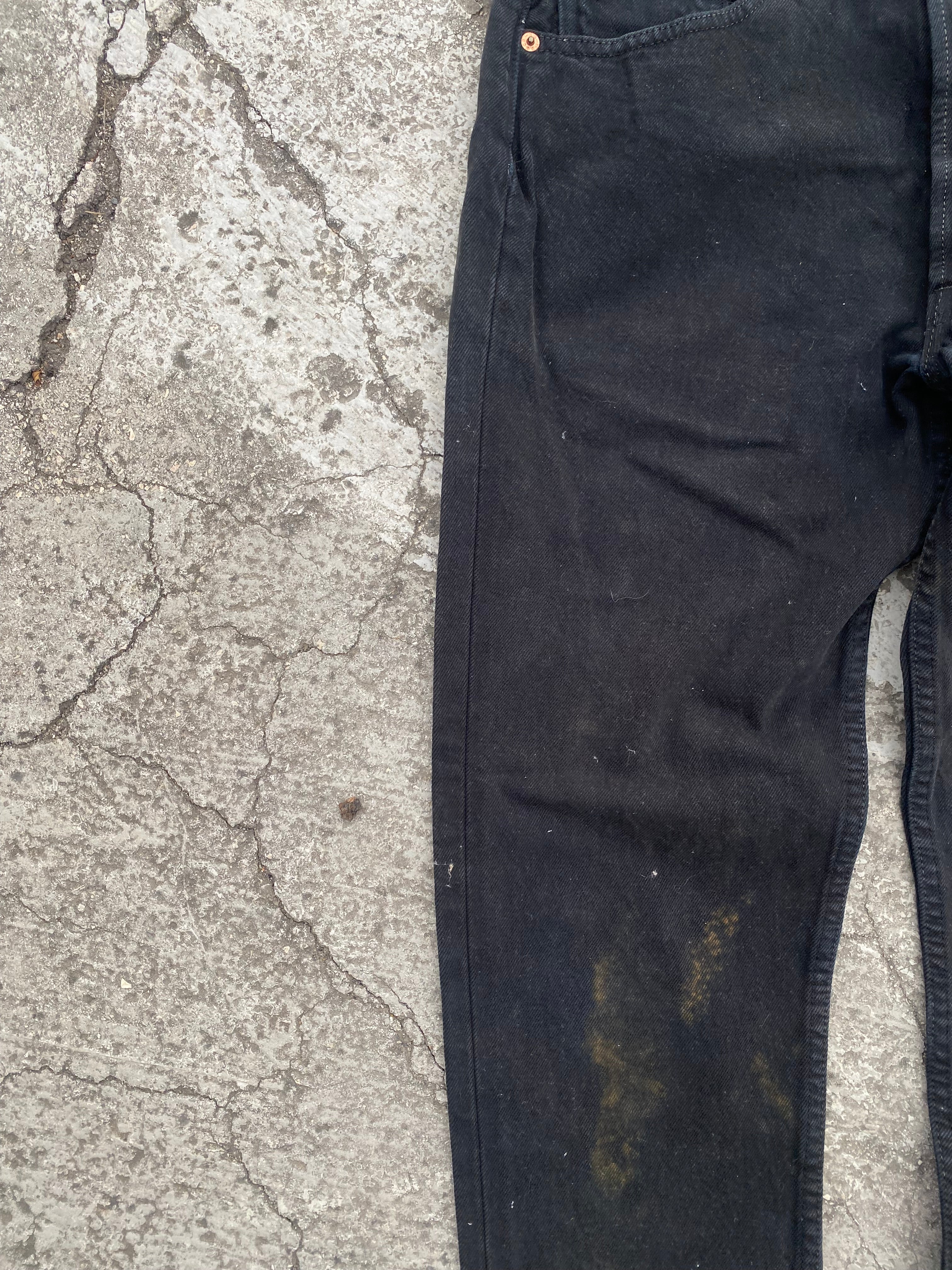 1990'S LEVI'S SUN BLEACH BLACK (W31)