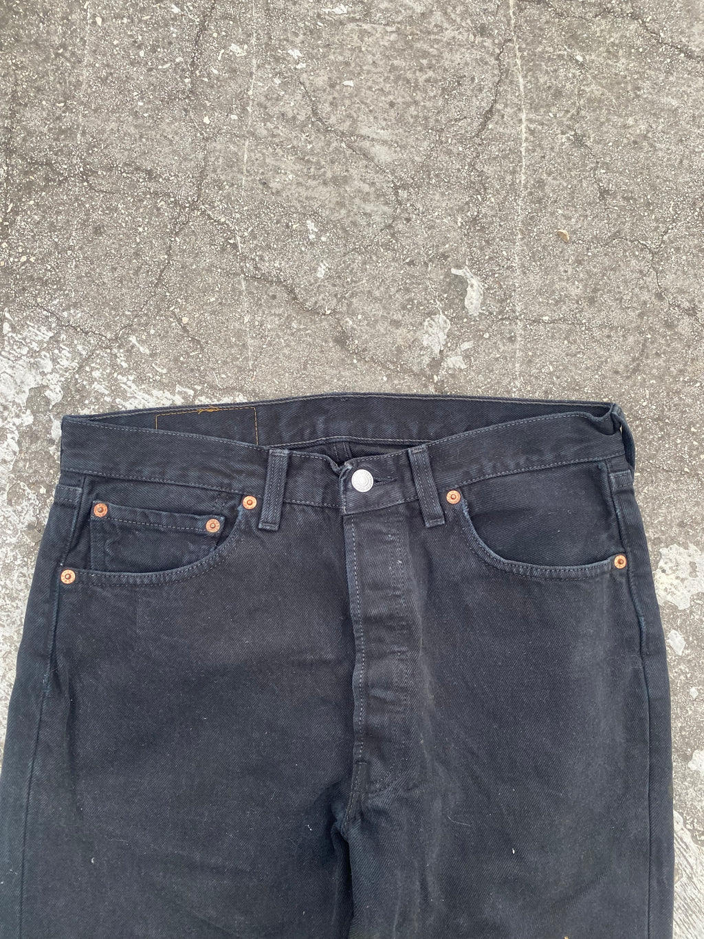 1990'S LEVI'S SUN BLEACH BLACK (W31)