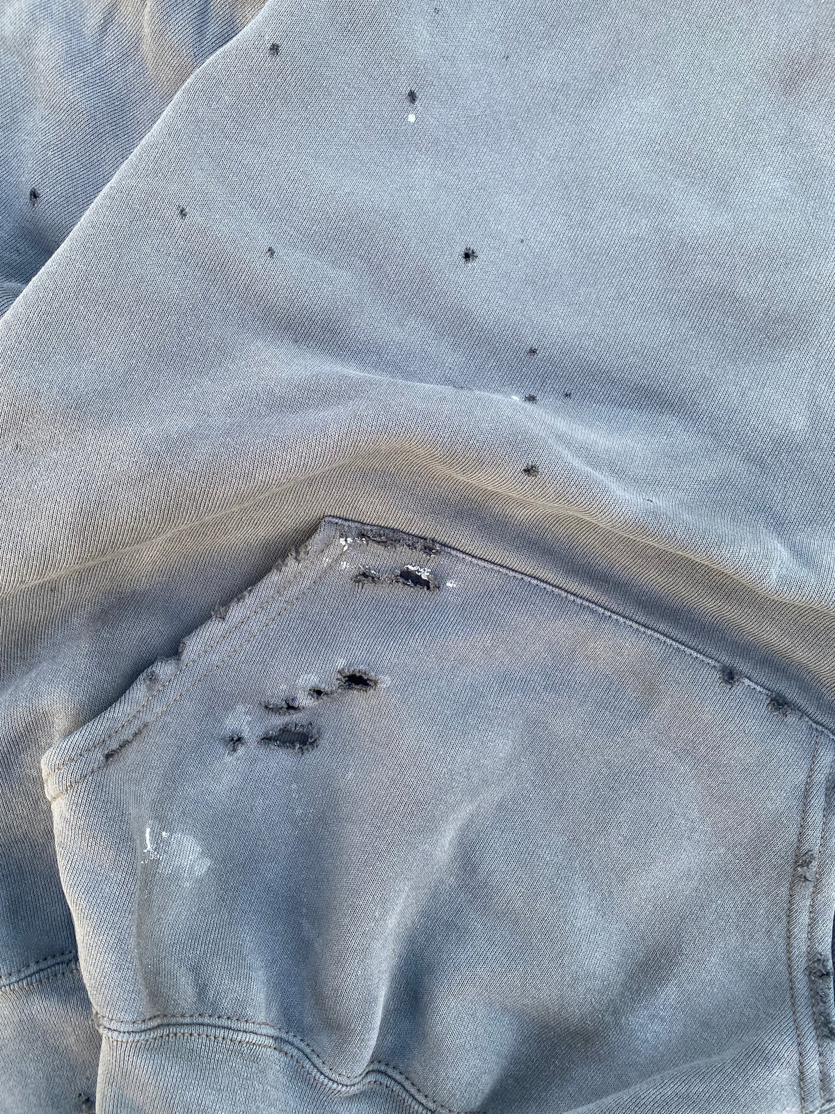 2000'S SUN FADED BLANK HOODIE (L)