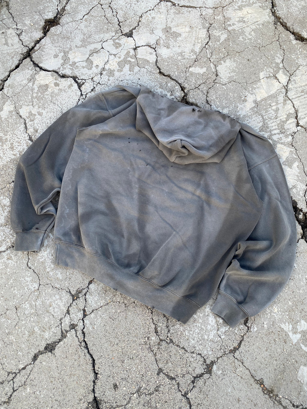 2000'S SUN FADED BLANK HOODIE (L)