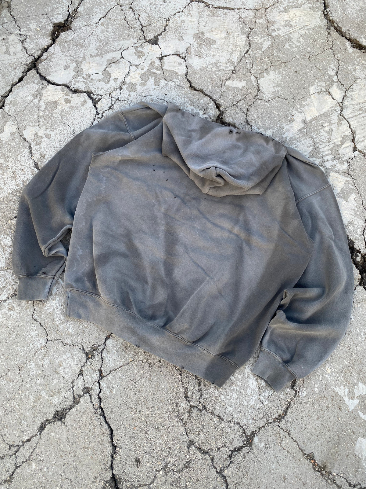 2000'S SUN FADED BLANK HOODIE (L)