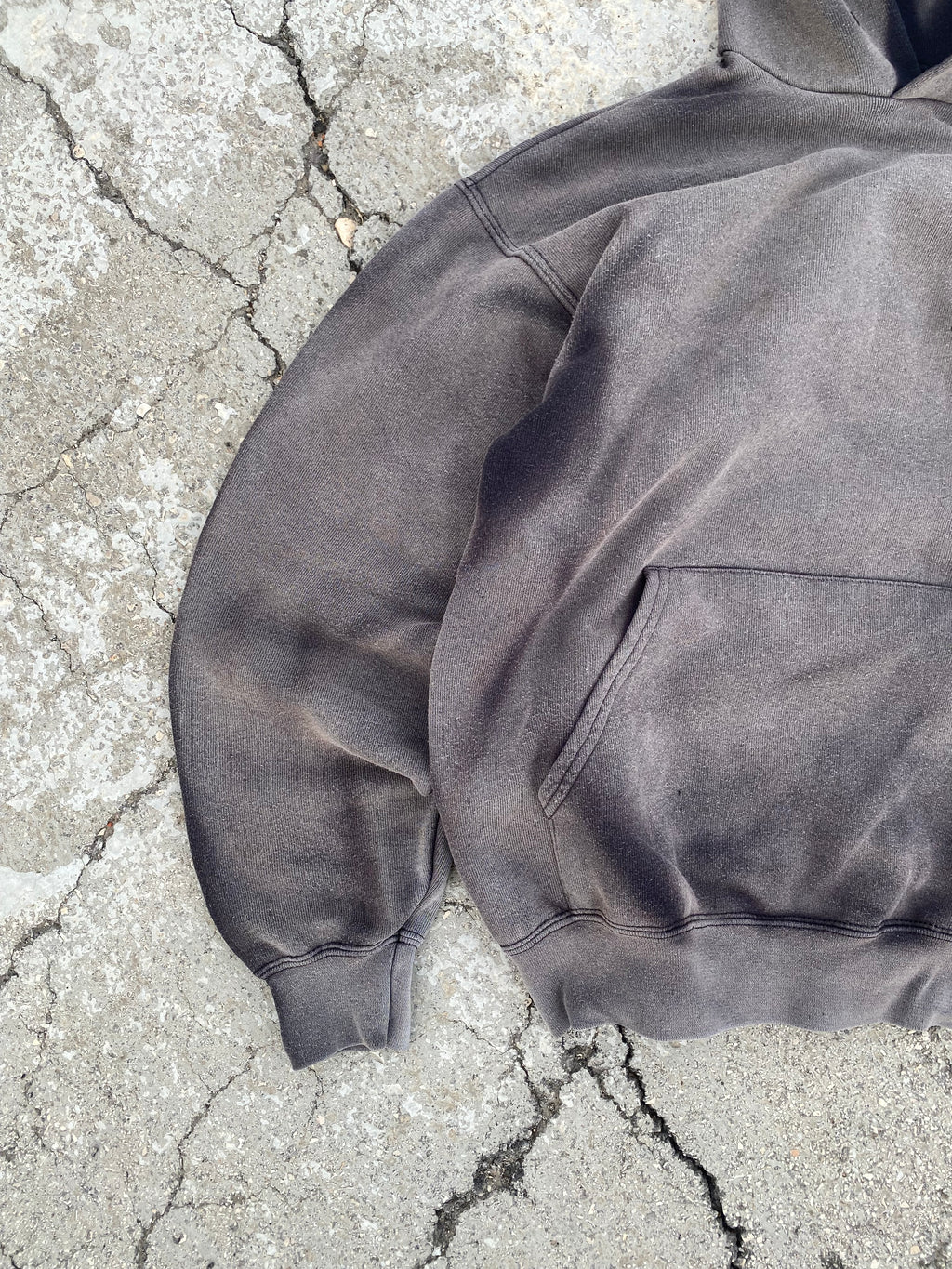 2000'S SUN FADE BLANK HOODIE (S)