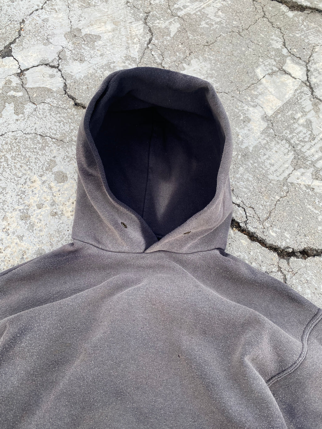 2000'S SUN FADE BLANK HOODIE (S)