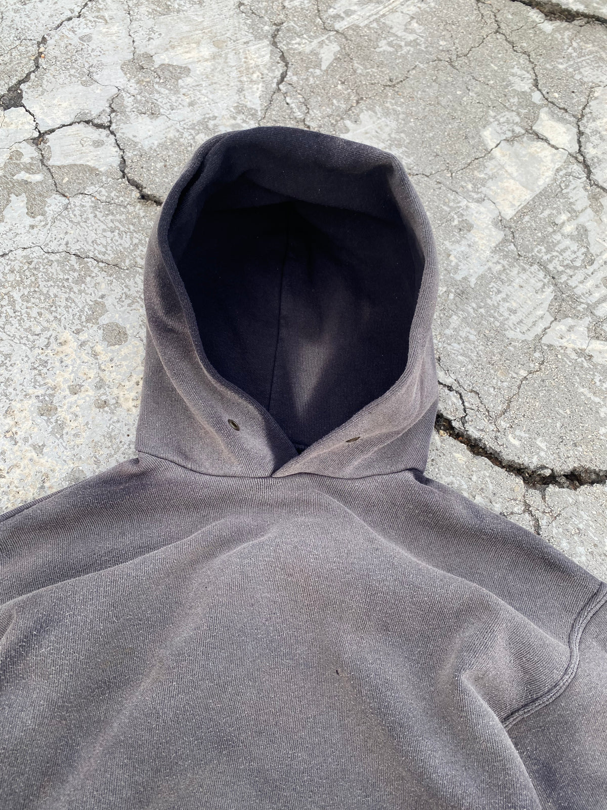 2000'S SUN FADE BLANK HOODIE (S)