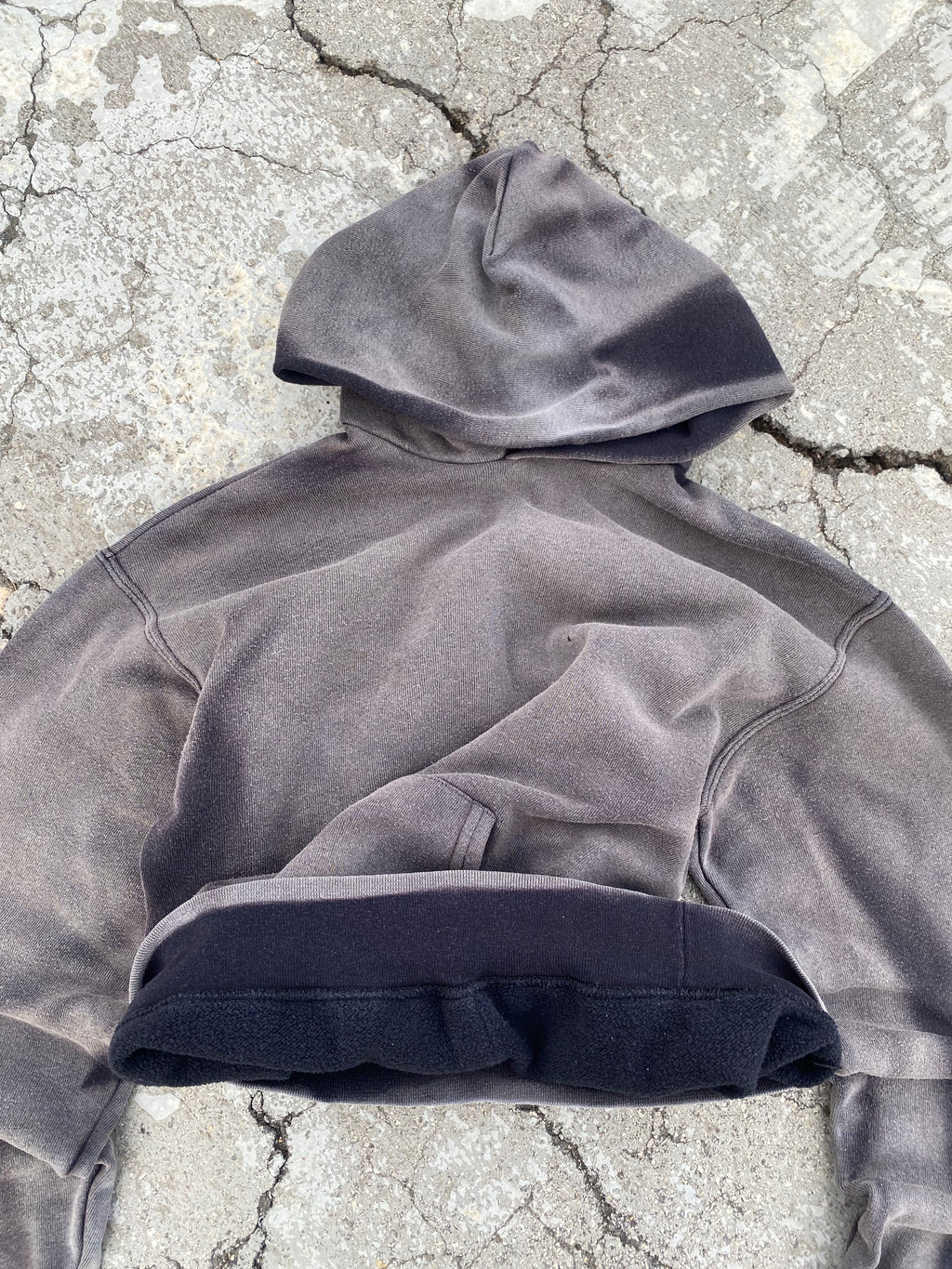 2000'S SUN FADE BLANK HOODIE (S)