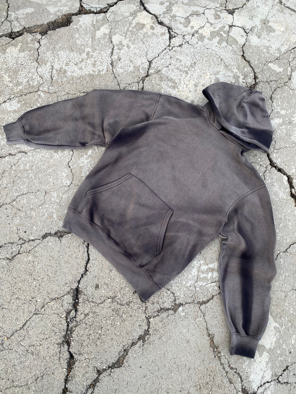 2000'S SUN FADE BLANK HOODIE (S)