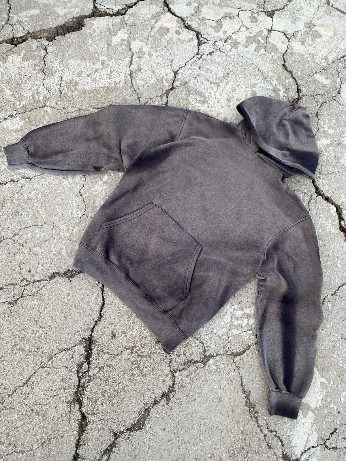 2000'S SUN FADE BLANK HOODIE (S)