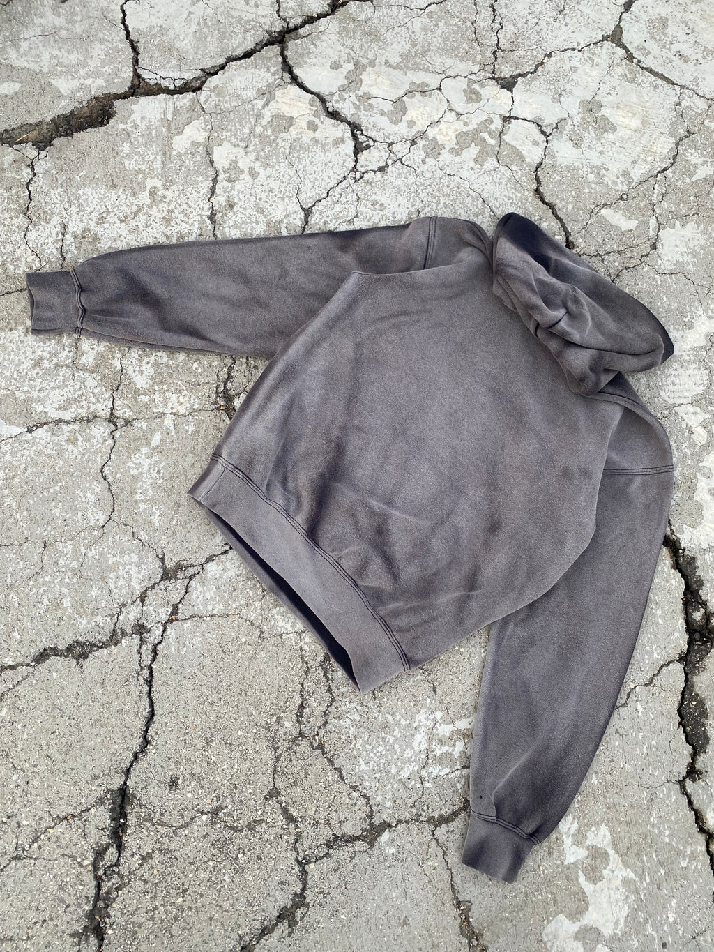 2000'S SUN FADE BLANK HOODIE (S)