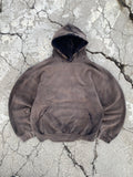 2000'S SUN FADE TRASHED BLANK HOODIE (XXL)