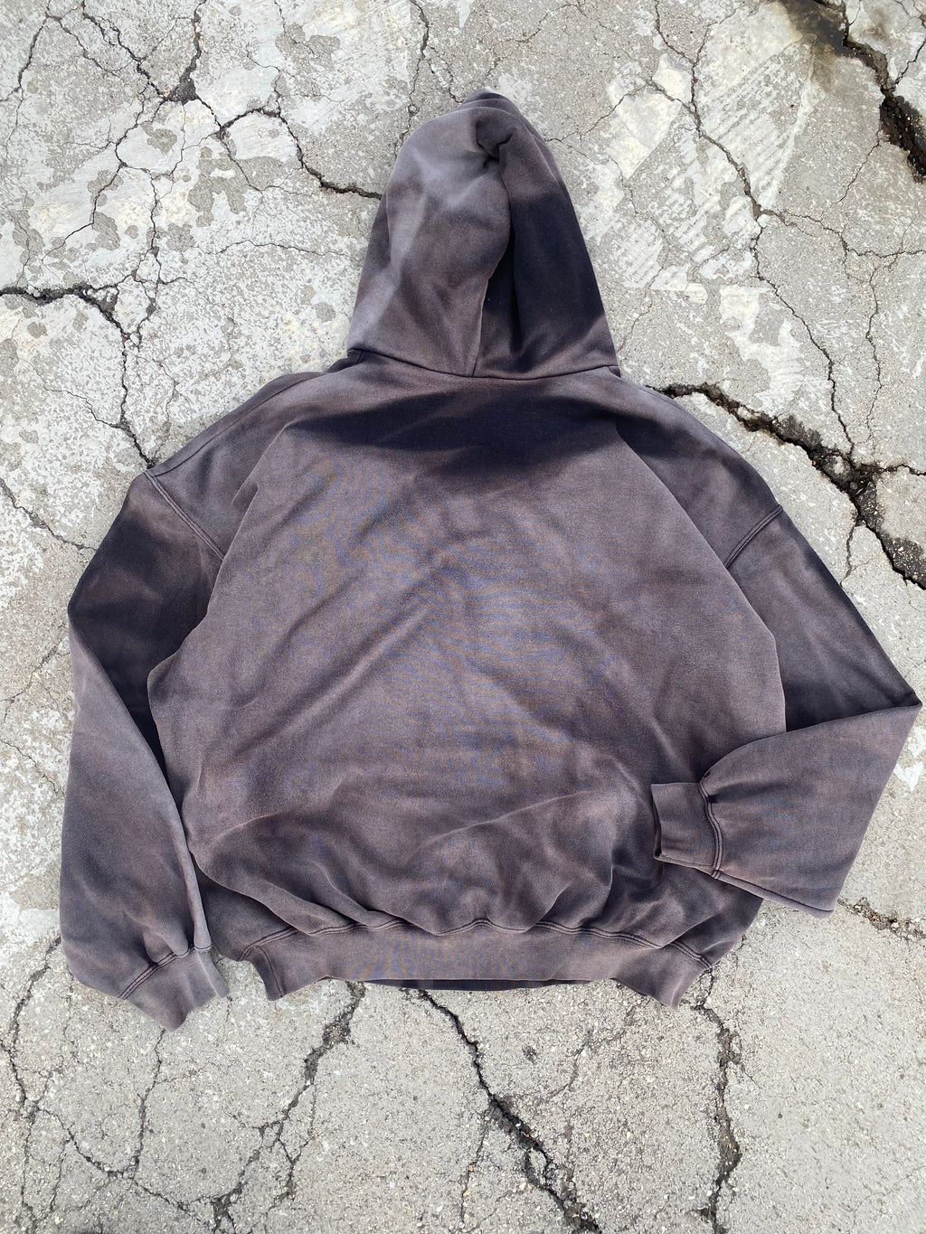 2000'S SUN FADE BLANK HOODIE (XXL)