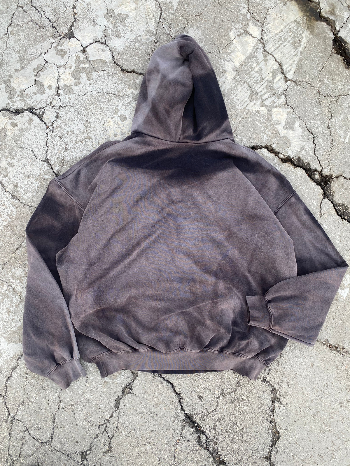 2000'S SUN FADE BLANK HOODIE (XXL)